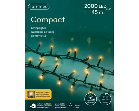 Lumineo LED compact lights steady - klassiek warm - buiten - 4500cm - afbeelding 6