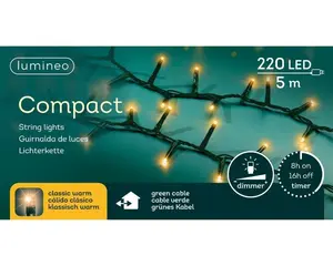 Lumineo LED compact lights steady - klassiek warm - buiten - 450cm - afbeelding 6