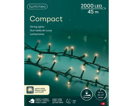 Lumineo LED compact lights steady - warm wit - buiten - 4500cm - afbeelding 7