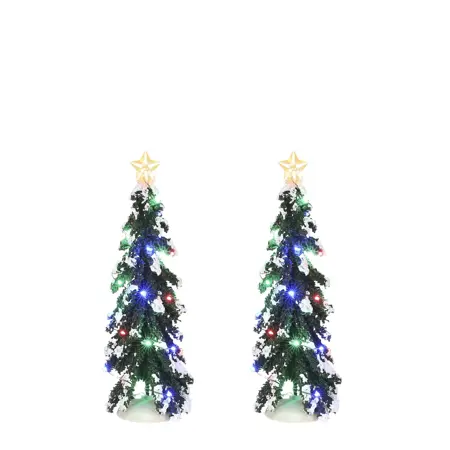 Luville Snowy conifer multicolour lights