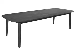 Max & Luuk Lennon tafel 280x110x76cm teak charcoal finish