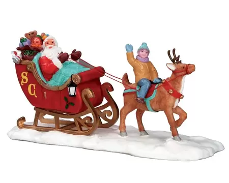 Lemax Santa's sleigh