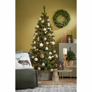 Triumph Tree kunstkerstboom Forest frosted slim green - 215cm - afbeelding 3